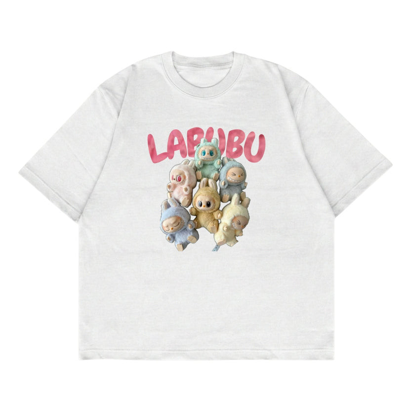 Labubu Unisex Oversized WHITE